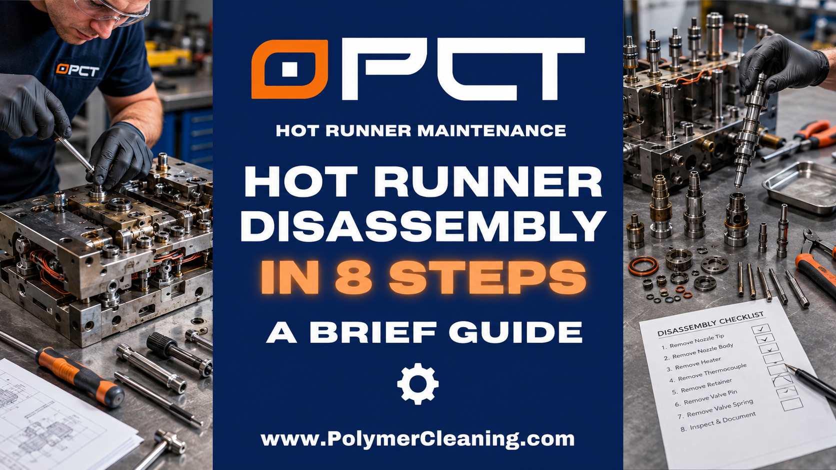 Hot Runner Disassembly in 8 Steps