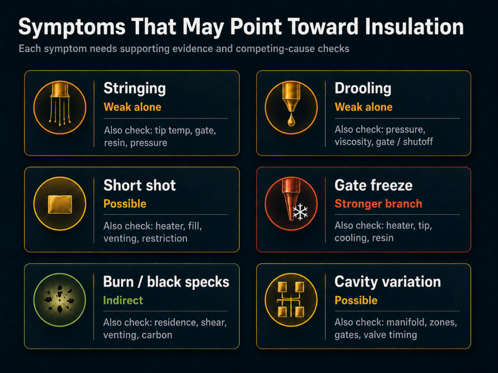 Nozzle Tip Insulator Defects